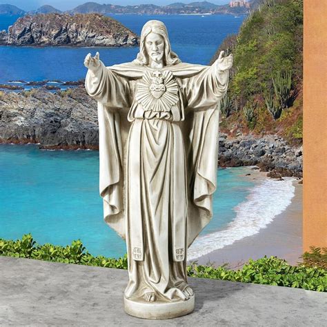 Design Toscano The Sacred Heart Of Jesus Spiritual Garden Statue