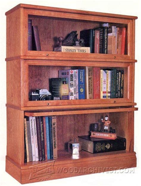 Shop wayfair for all the best bookcases. Barrister Bookcase Plans | Bookcase plans, Woodworking furniture plans, Bookcase