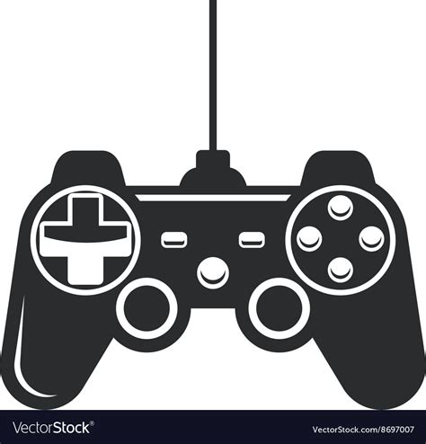 Gamepad Icon Joystick For Game Console Vector Image