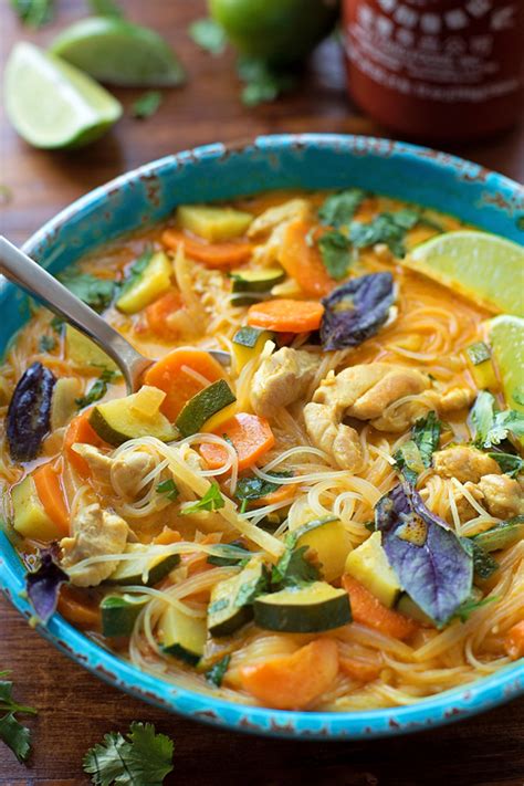 Thai chicken coconut curry soupaverie cooks. Curried Chicken Noodle Soup - Life Made Simple