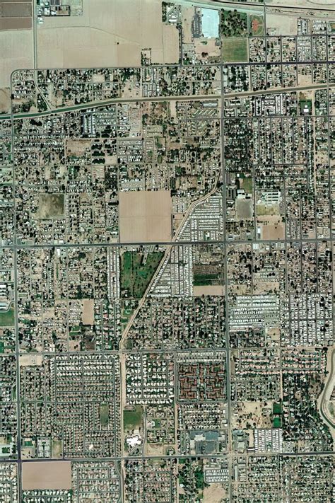 The Yuma Arizona Satellite Poster Map Etsy