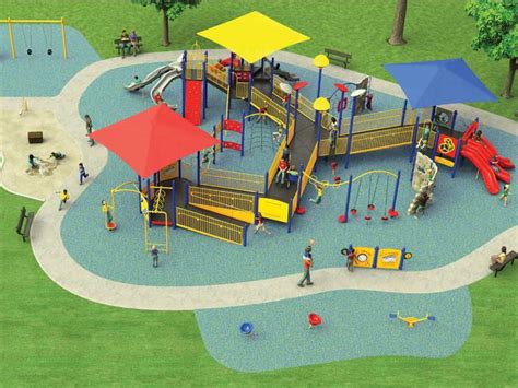Picture Of Natural Looking Outdoor Preschool Playground Ideas Parques