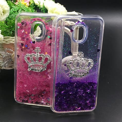 Luxury Crown Love Heart Stars Glitter Stars Phone Case For Samsung