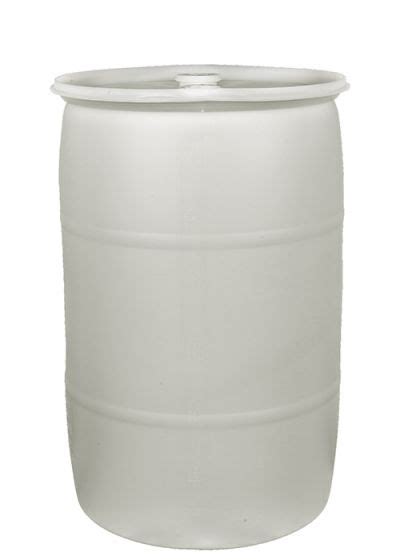 30 Gallon Plastic Drum Closed Head Un Rated Fittings Natural