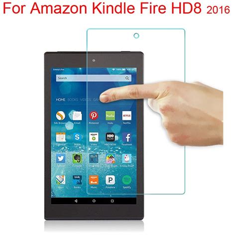 Amazon Kindle Fire Hd8 2017 2016 Tempered Glass Screen Protector Hd 8 2018 Film Guard Shopee