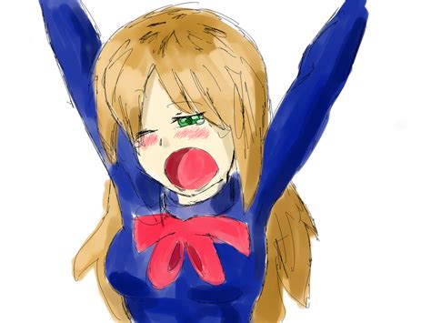 Random Yawning Anime School Girl By Psychozombii On Deviantart