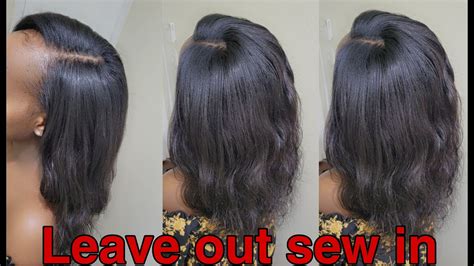 Traditional Sew In Leave Out Youtube