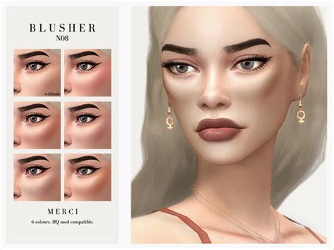 Blusher N08 By Merci At Tsr Sims 4 Updates