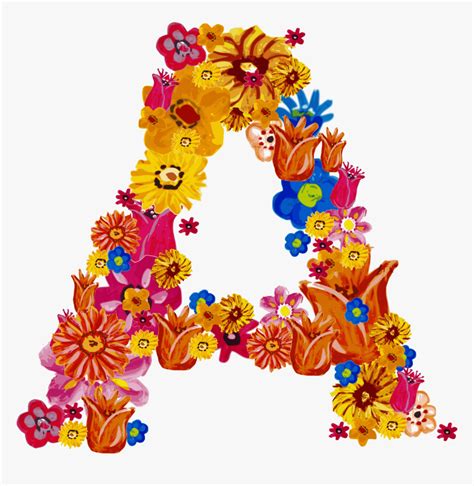 Flower Alphabet Png Transparent Png Kindpng