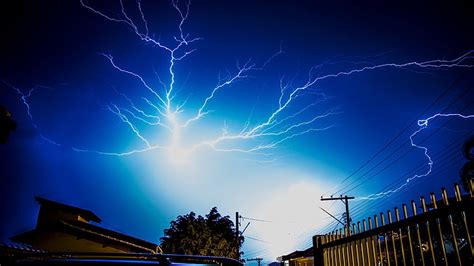Sky Lightning Thunder Cloud Lightning Strikes Lightning Strike