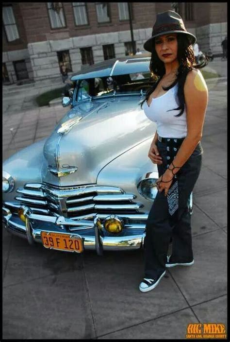 Cholitas More Style Cholo Chola Style Chevrolet Impala Pinup Vintage Latina Models Chola