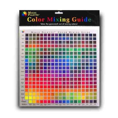 Magic Palette Color Mixing Guide For 324 Colors Select Match Etsy