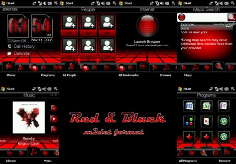 Red And Black Theme By Cay720325 On Deviantart