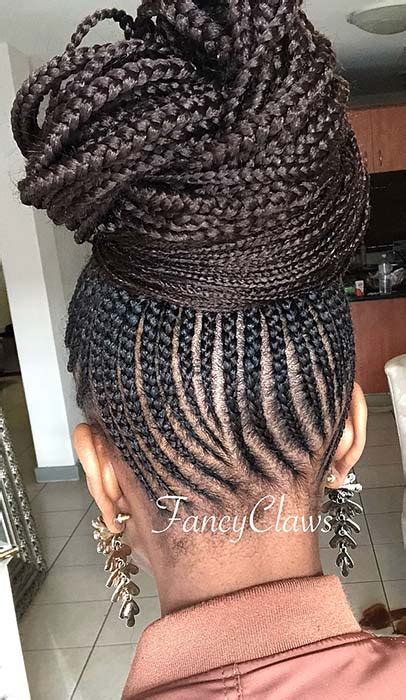 Bun updo hairstyles have quite a long history and with the creative ideas, more and more stunning bun hairstyles emerge and obtain wide popularity. 23 Beautiful Braided Updos for Black Hair - crazyforus