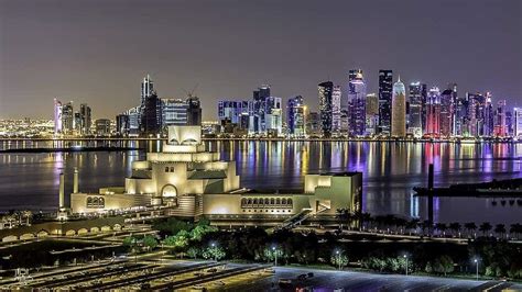 Qatar At Night قطر في الليل Whats Goin On Qatar