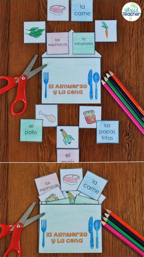 Hands-on activity for practicing Spanish Food Vocabulary. Great for ...