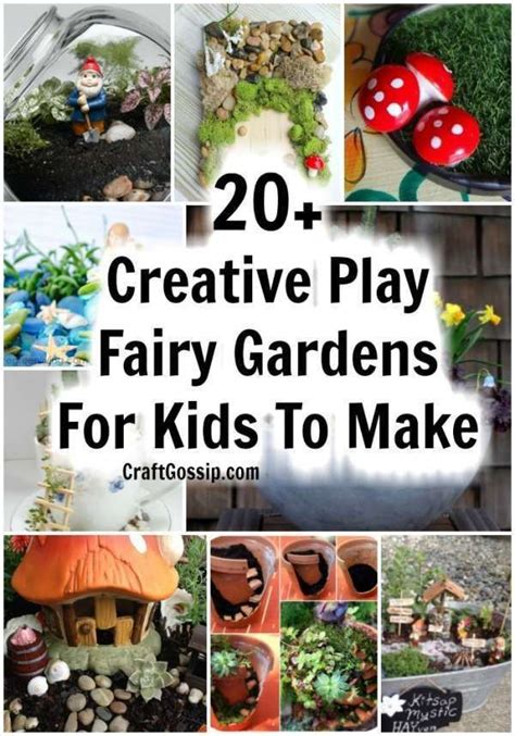 20 Creative Play Fairy Gardens For Kids To Make In 2020 Kids Fairy