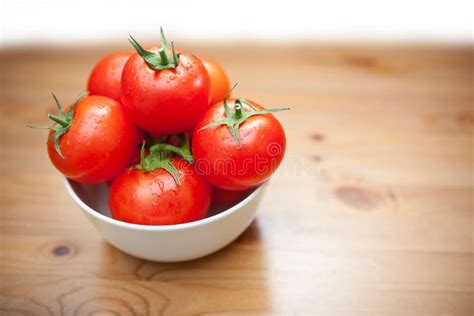 Ripe Tomatoes In Bowl Stock Photo Image Of Meal Ripe