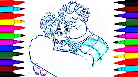How To Draw Wreck It Ralph Coloring Pages L Videos For Children L