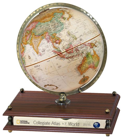 Premier 12 Antique Desk Globe Traditional World Globes By
