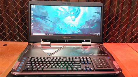 In Pictures Acers Monstrous 21 Inch Curved Gaming Laptop With Dual