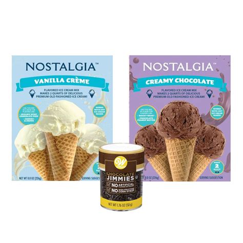 Buy Nostalgia Ice Cream Mix Bundle With Vanilla Ice Cream Mix