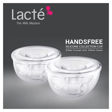 Find the best breast pump without losing your mind. Lacte Handsfree Silicon Collection Cup (1pair) | Breast Pump