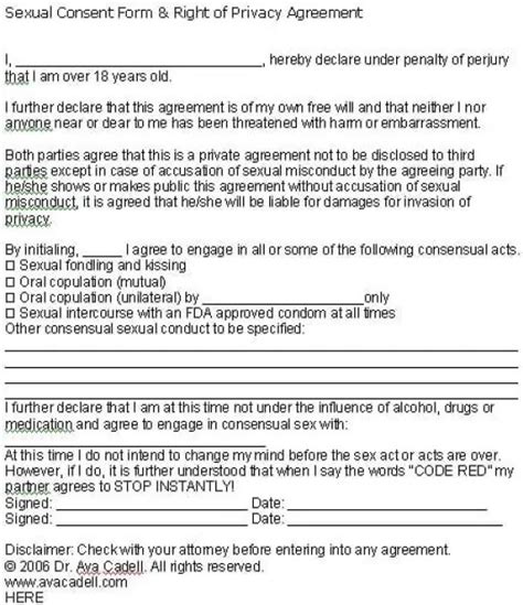 sexual consent forms find word templates