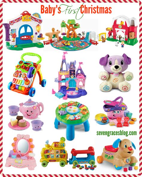By the age of four months, a baby will reach out for a toy right when they see it (1). Seven Graces: Best Gifts for Baby's First Christmas