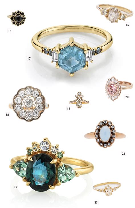 23 Unique Engagement Rings Were Absolutely Loving Green Wedding Shoes