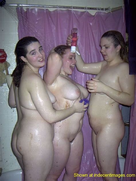 Chubby Girls Showering Saucy Pictures
