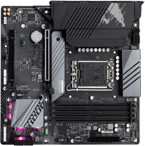 Gigabyte B M Aorus Elite Motherboard Intel B Chipset X Ddr