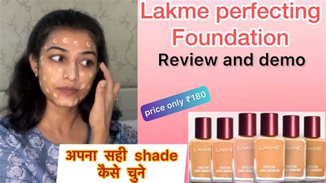 Lakme Perfecting Liquid Foundationreview Demo And How To Choose