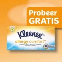 Gratis Kleenex Allergy Comfort Zakdoeken Gratisproducten247