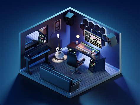 Recording Studio | Small game rooms, Home studio setup, Game room design