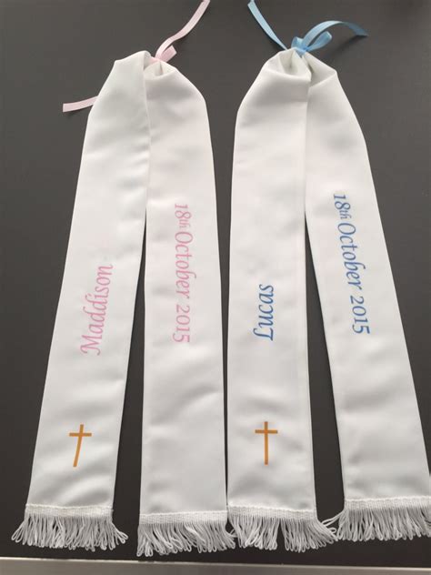 Baptism Stoles Personalised