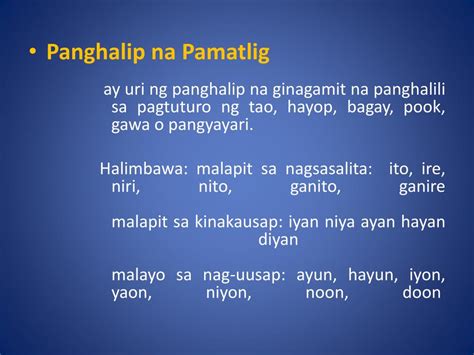 Ppt Panghalip Powerpoint Presentation Free Download Id2719219