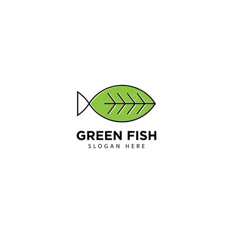 Icono De Diseño De Logotipo De Peces Verdes Png Vector Pescado