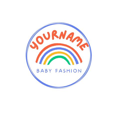 Premium Vector Illustrated Baby Clothes Logo Template