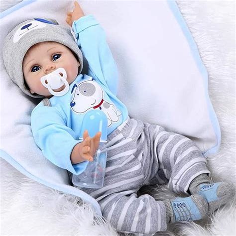 Ziyiui Realistic Babies Reborn Baby Dolls Boy Lifelike Toddler Soft