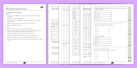 A very simple approach has been followed while solving the questions and designing the class 6 maths ncert solutions. Fractions Questions Year 6 - KS2 Maths Questions for SATs