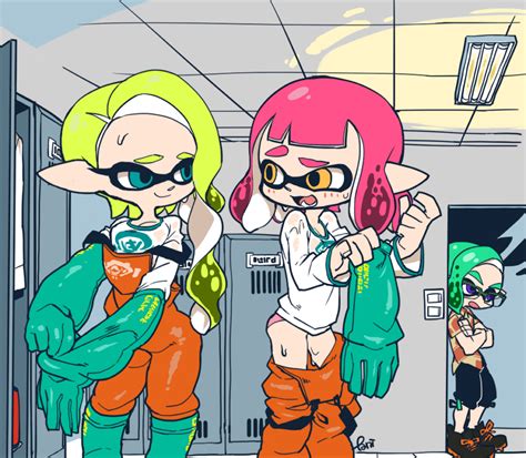 Inkling Splatoon And 1 More Drawn By Panispla Danbooru