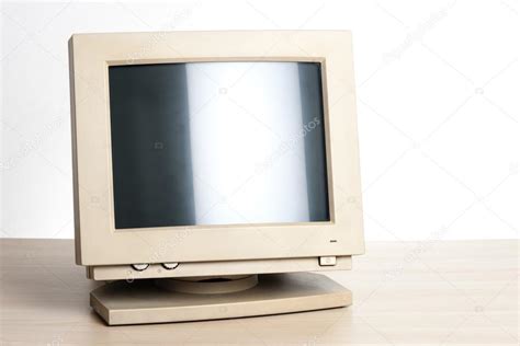 Old Crt Monitor Stock Photo By Norgallery