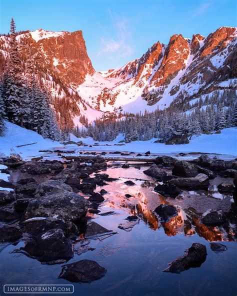 Welcome Thaw Dream Lake Rocky Mountain National Park Images Of