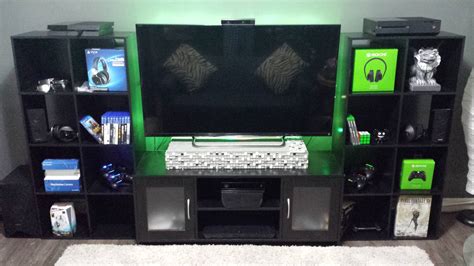 Video Game Entertainment Center Ideas Video Game Rooms Room Setup