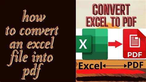 How To Convert Excel File To Pdf Without Losing Formatting How To