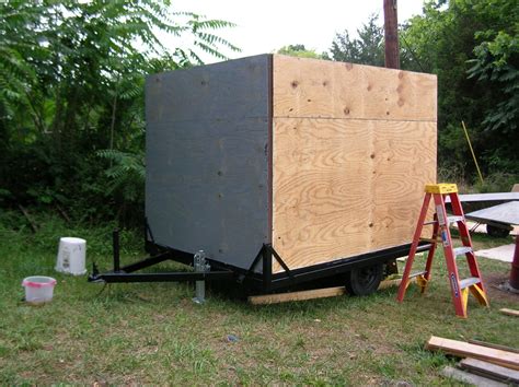 This style is suitable for places with moderate winds and. Build Your Own Enclosed Trailer Using A Pop-Up Camper ...