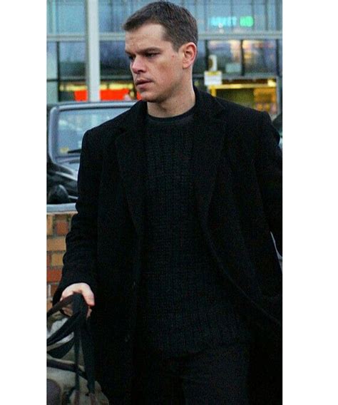 Matt Damon The Bourne Supremacy Jason Bourne Coat Jackets Masters