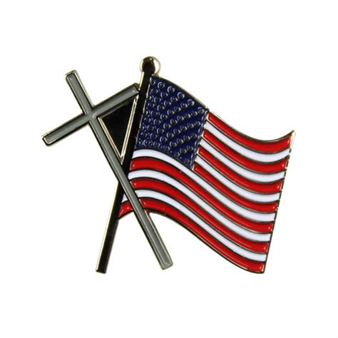 Pin Flag With Cross