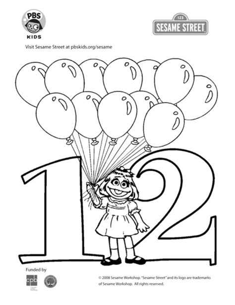 Number 12 Coloring Page Beautiful Coloring Numbers In